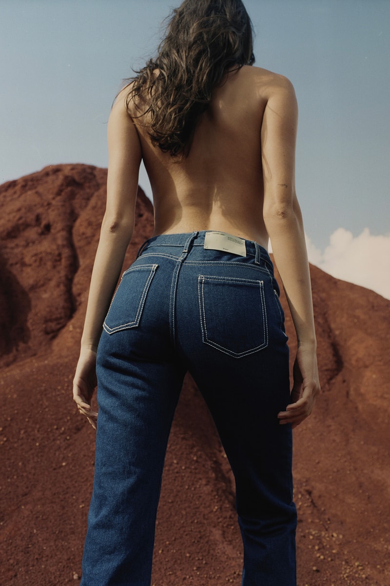 off white denim resort spring summer 2019 collection lookbook editorial campaign imagery photograph jeans jacket pants anorak parka