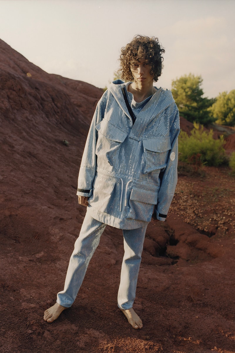 off white denim resort spring summer 2019 collection lookbook editorial campaign imagery photograph jeans jacket pants anorak parka