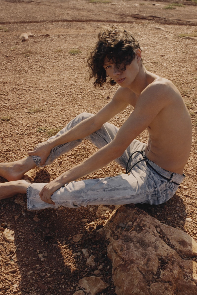 off white denim resort spring summer 2019 collection lookbook editorial campaign imagery photograph jeans jacket pants anorak parka