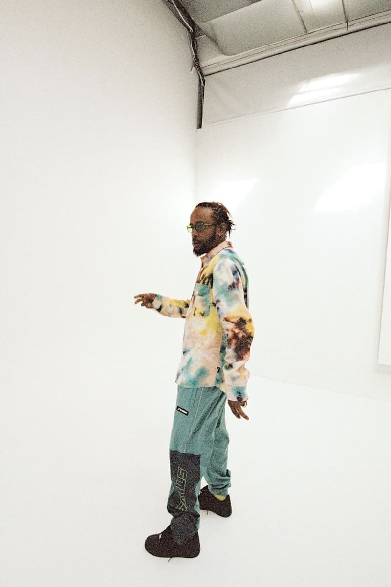 grind stussy holiday 2018 editorial imagery popcaan model drop release date info japan issue december 2018 collection camouflage tie dye