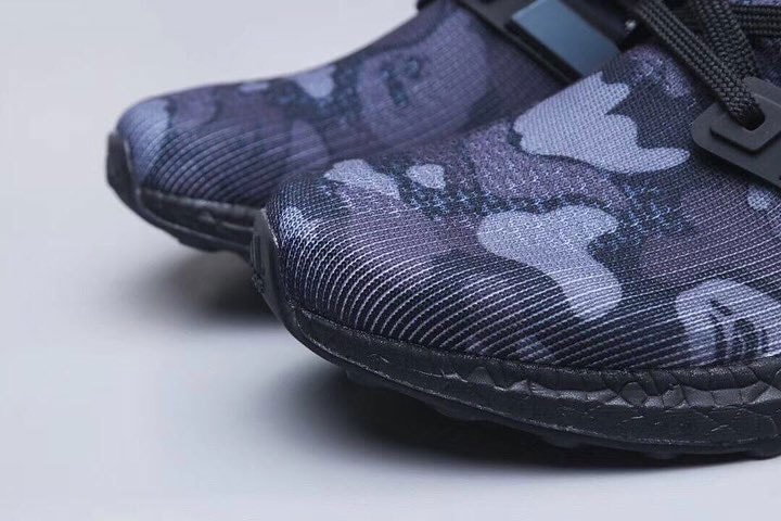 BAPE x adidas UltraBOOST "Camo Black" Closer Look release date info sneaker superbowl 