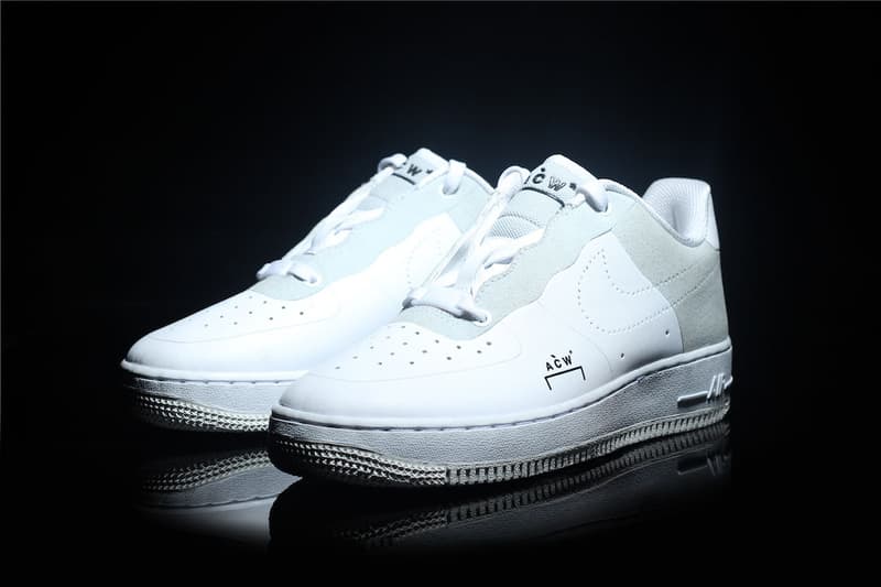 A COLD WALL Nike Air Force 1 Low Black Colorway Cinza De Couro Camurça Samuel Ross Branco Dezembro 2018 Dark Light Outro Visual