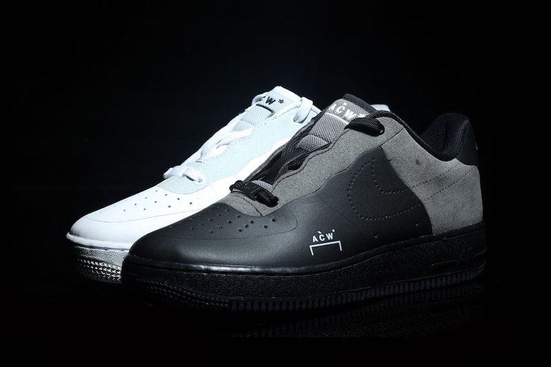 A COLD WALL Nike Air Force 1 Low Black Colorway Grey Leather Suede Samuel Ross White December 2018 Dark Light Another Look