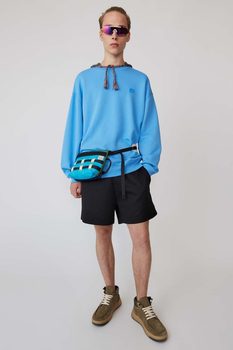 Acne Studios Third Collection Face Motif FW18 fall winter 2018 shorts pants sweaters hoodies outerwear jackets coats info release details purchase buy where