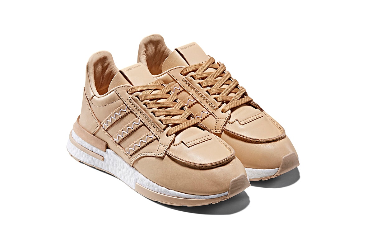 adidas Originals hender scheme collaboration collection fall winter 2018HS ZX500 RM boost FL 3 panel cap shoe case tote bag november 24 218 release date info drop collection leather japan