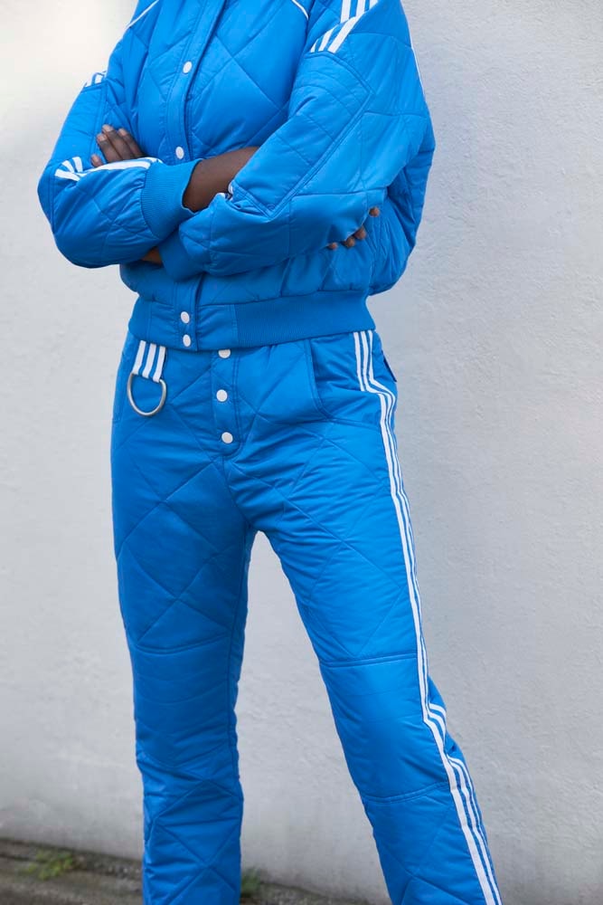adidas Originals Olivia Oblanc Collaboration yellow black tees t shirts lookbook fall winter 2018 white hoodies outerwear pants jackets blue red buy details info purchase