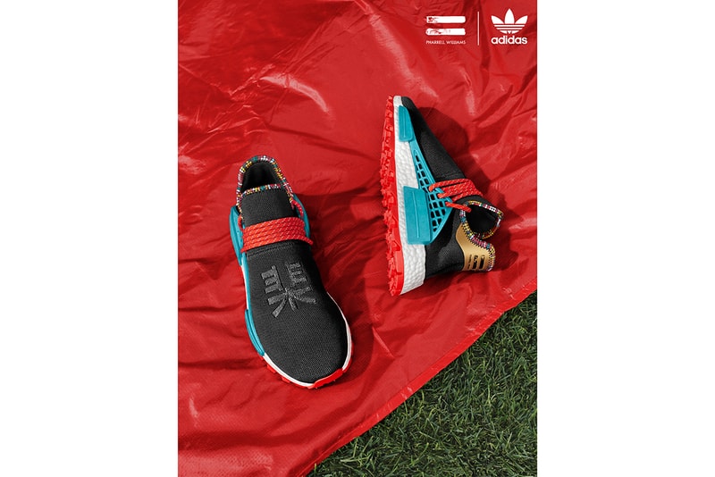 adidas Originals x Pharrell Williams SOLARHU Fall/Winter 2018 Capsule Hu NMD Collection Campaign Lookbook Sneakers Shoes Trainers Kicks Footwear Collaboration Collab