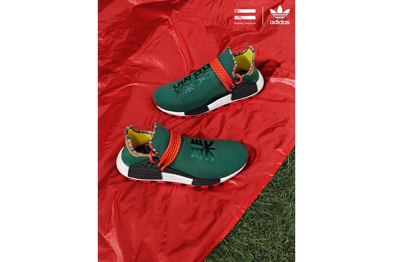 adidas Originals x Pharrell Williams SOLARHU Fall/Winter 2018 Capsule Hu NMD Collection Campaign Lookbook Sneakers Shoes Trainers Kicks Footwear Collaboration Collab