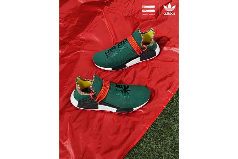 adidas Originals x Pharrell Williams SOLARHU Fall/Winter 2018 Capsule Hu NMD Collection Campaign Lookbook Sneakers Shoes Trainers Kicks Footwear Collaboration Collab