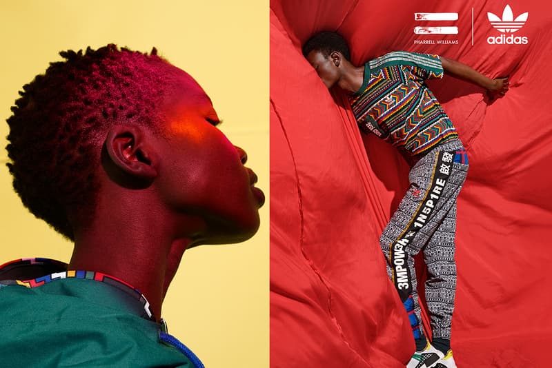 adidas Originals x Pharrell Williams SOLARHU Fall/Winter 2018 Capsule Hu NMD Collection Campaign Lookbook Sneakers Shoes Trainers Kicks Footwear Collaboration Collab
