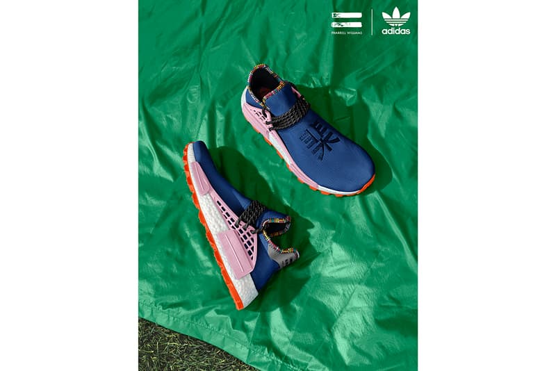 adidas Originals x Pharrell Williams SOLARHU Fall/Winter 2018 Capsule Hu NMD Collection Campaign Lookbook Sneakers Shoes Trainers Kicks Footwear Collaboration Collab