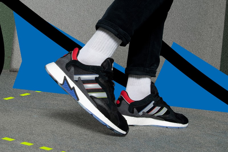 adidas Originals TRESC RUN black grey 90s archive boost foot locker first look release details