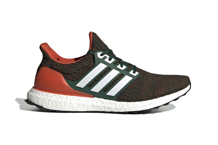 adidas UltraBOOST 4.0 "Miami Hurricanes" Arrives Next Month