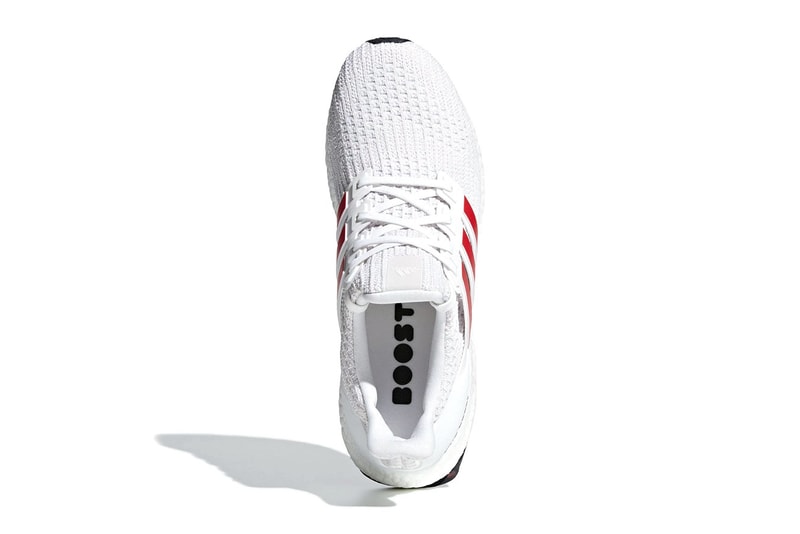 adidas UltraBOOST 4.0 marble print outsoles "Active Red/Chalk White" release date price info sneaker red white black colorway