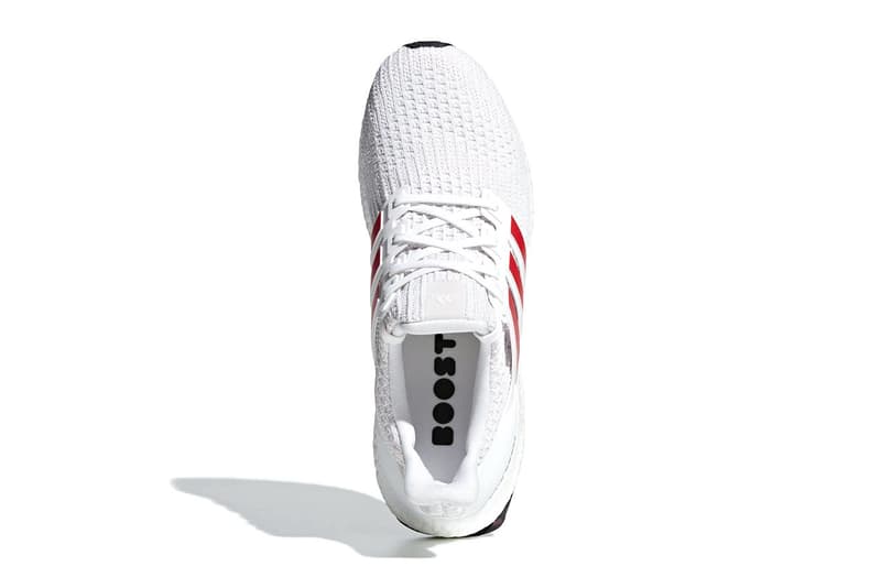 adidas UltraBOOST 4.0 marble print outsoles "Active Red/Chalk White" release date price info sneaker red white black colorway