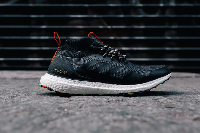 Finish Line x adidas In Pursuit Of Drop TJ Porter Jay Critch sports ultraboost mid sneakers nyc black grey gray red neon green yellow