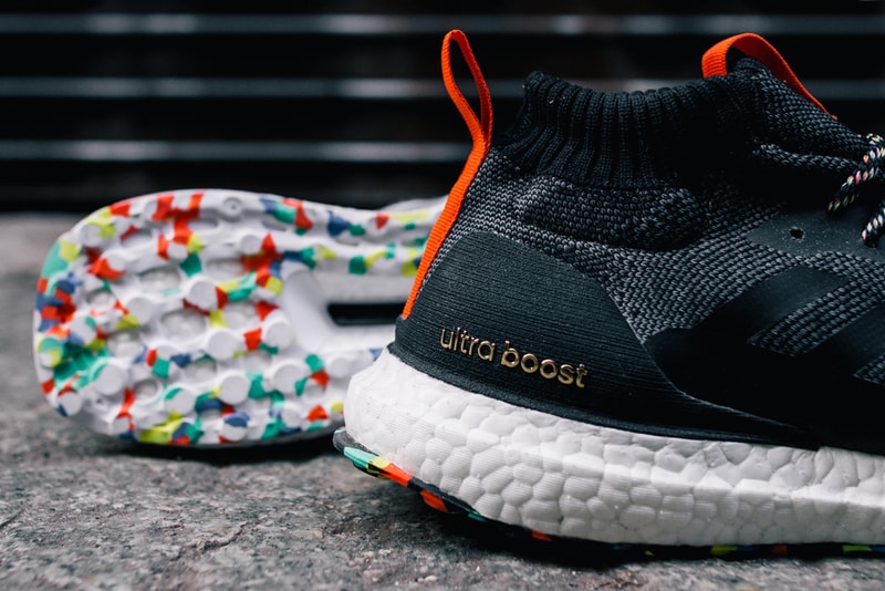 Finish Line x adidas In Pursuit Of Drop TJ Porter Jay Critch sports ultraboost mid sneakers nyc black grey gray red neon green yellow