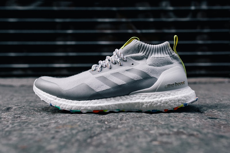 Finish Line x adidas In Pursuit Of Drop TJ Porter Jay Critch sports ultraboost mid sneakers nyc black grey gray red neon green yellow
