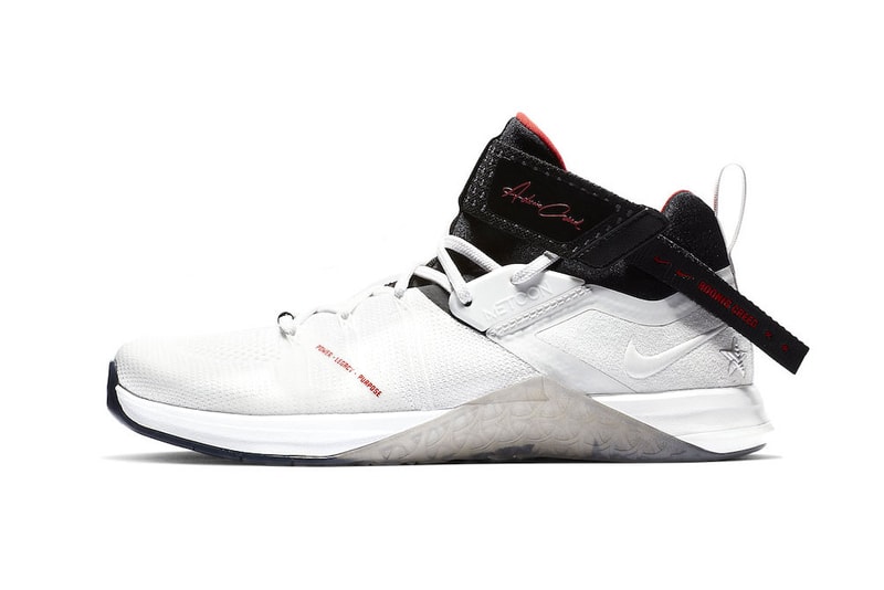 Adonis Creed Nike Metcon Flyknit 3 White/Black/Team Red Pre order colorway release date info price sneaker collaboration november creed II michael b jordan