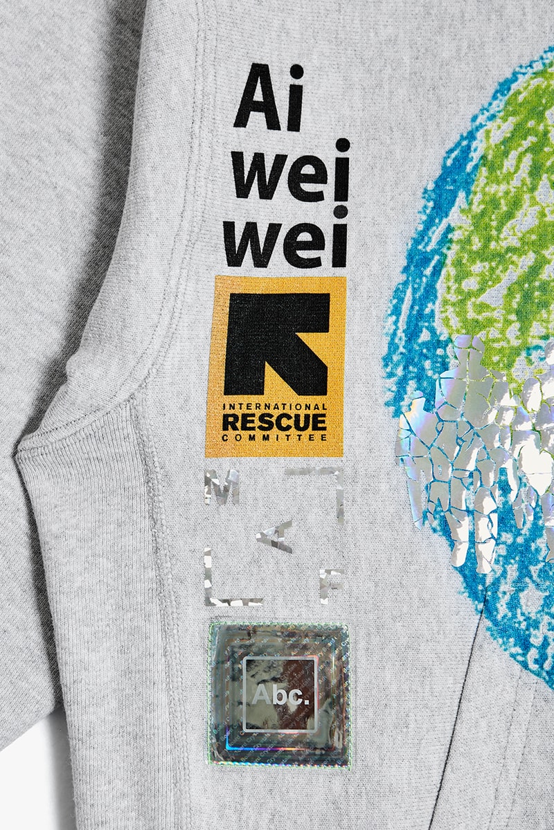Advisory Board Crystals  Ai Weiwei IRC international rescue committee marciano art foundation Collaboration hoodie sweater life cycle vinyl limited 110 november 1 2018 release date drop exclusive