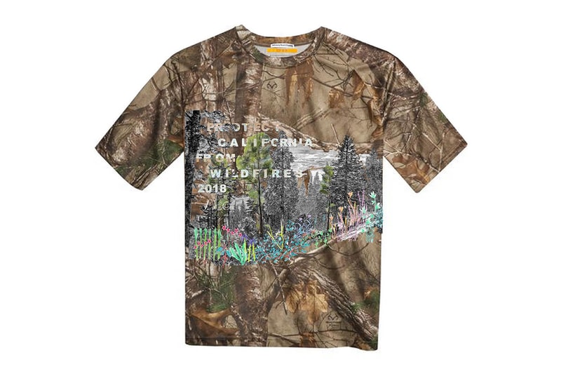 Advisory Board Crystals union los angeles la lafd fire department wildfires tee shirt benefit charity shirt collaboration drop exclusive 24 hours pre order buy drop release camouflage glitter