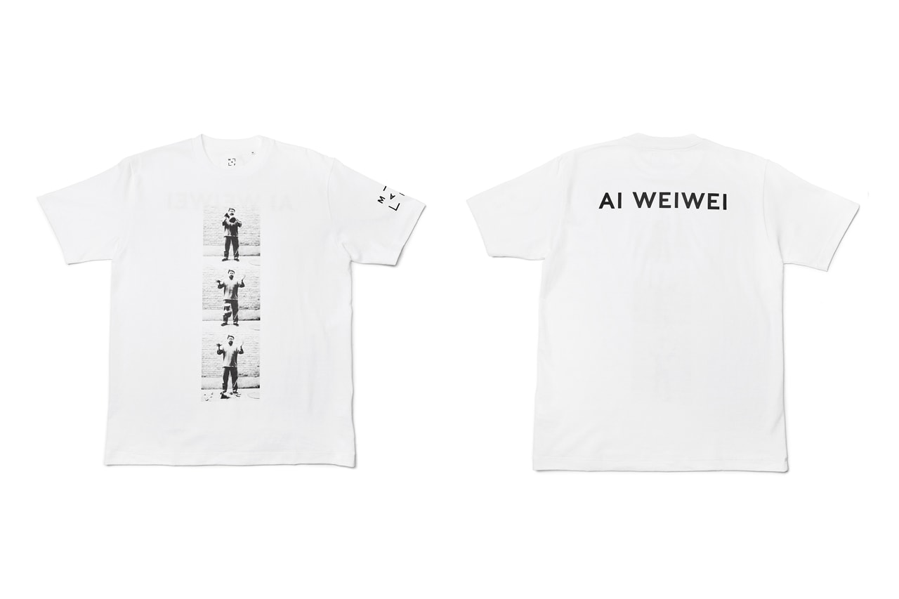 ai weiwei life cycle t-shirt capsule marciano art foundation clothing apparel artworks 