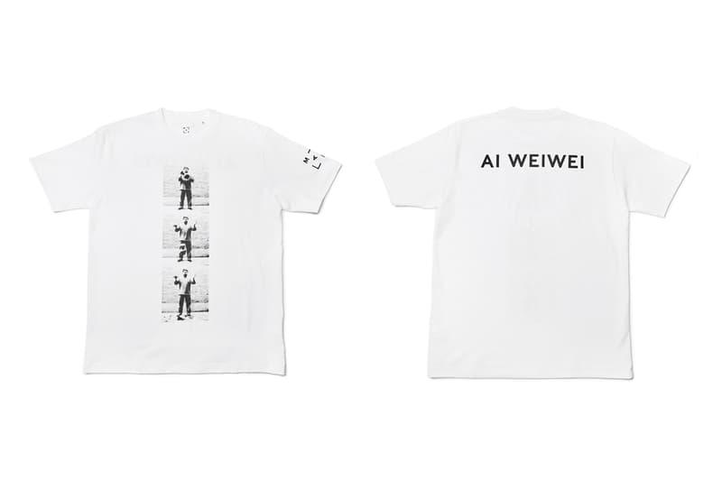 ai weiwei life cycle t-shirt capsule marciano art foundation clothing apparel artworks