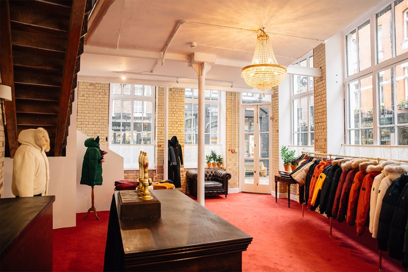 Aimé Leon Dore Woolrich London Soho Concept Shop store pop up fall winter 2018 outerwear puffer jacket fashion menswear streetwear purchase 