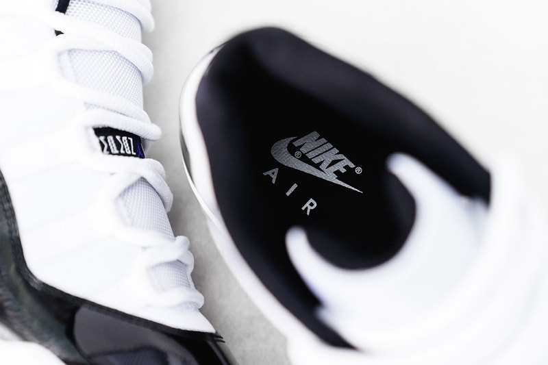 air jordan 11 concord closer look 2018 december footwear jordan brand  white black patent leather 45 4 5 michael