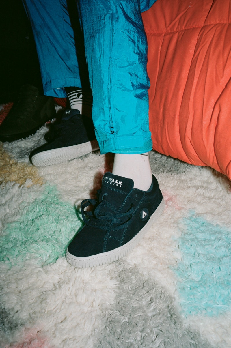 Airwalk "Teen Spirit" Campaign Lookbook red white gum sole brown carpet denim blue skateboarding zumiez pac sun