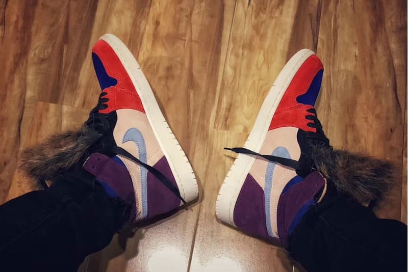 Aleali May Air Jordan 1 viotech "Bordeaux/Sunset Tint" Release Date sneaker info price jordan brand Bordeaux/Sunset Tint-Rush Red-Light Armory Blue Style Code: BV2613-600 December 15 2018