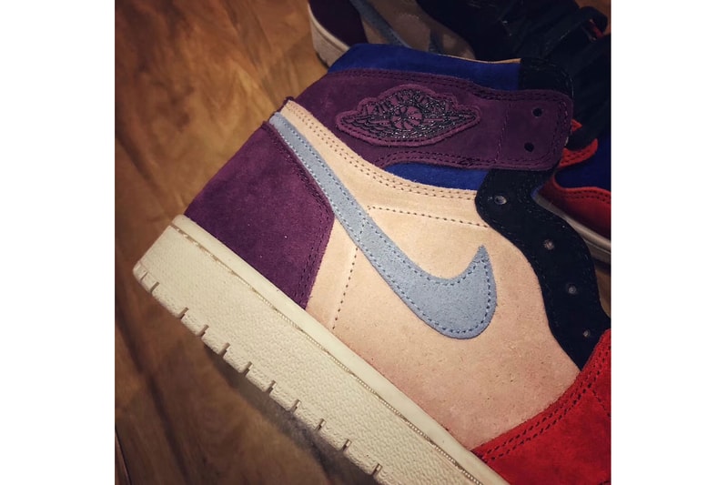 Aleali May Air Jordan 1 viotech "Bordeaux/Sunset Tint" Release Date sneaker info price jordan brand Bordeaux/Sunset Tint-Rush Red-Light Armory Blue Style Code: BV2613-600 December 15 2018