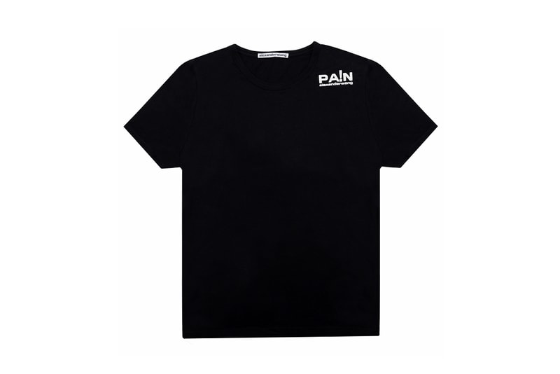 alexander wang fw18 fall winter 2018 t shirt gloves capsule ntwrk december 1 2018 release date info buy price where details shop tees graphic pain clothing clothes black