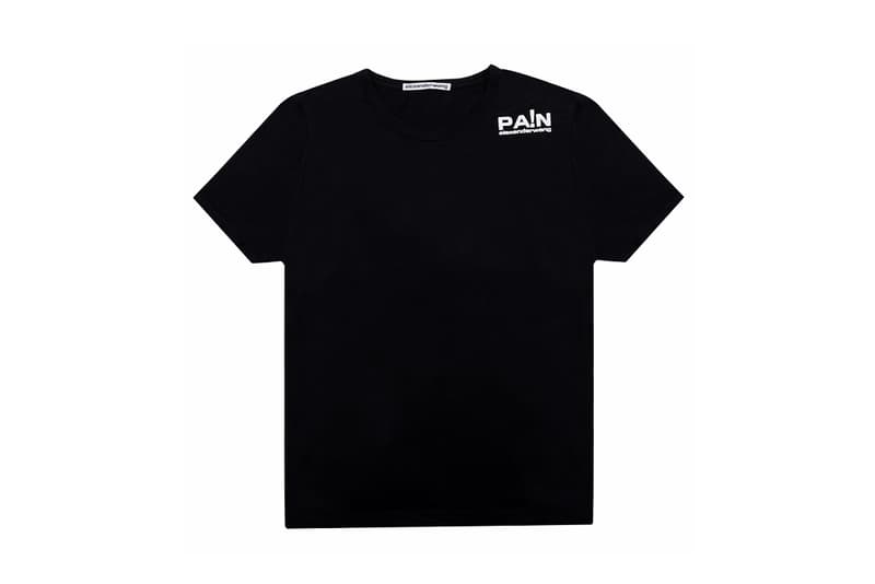 alexander wang fw18 fall winter 2018 t shirt gloves capsule ntwrk december 1 2018 release date info buy price where details shop tees graphic pain clothing clothes black