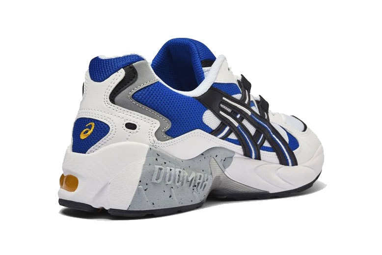 asics gel kayano 5 og release date white black blue yellow 2018 noevmber footwear