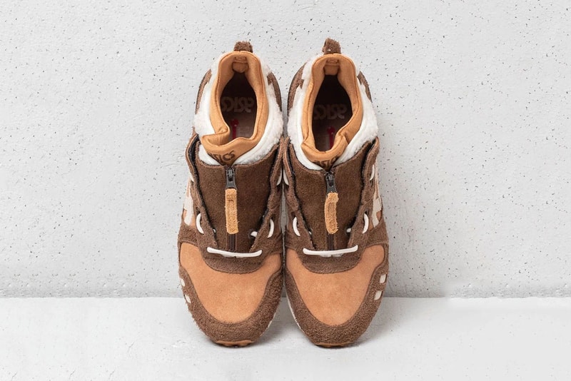 ASICS Gel Lyte MT "Caravan/Birch" Sherpa Suede Release Date leather fleece sneaker price purchase colorway teddy bear