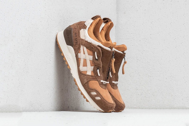 ASICS Gel Lyte MT "Caravan/Birch" Sherpa Suede Release Date leather fleece sneaker price purchase colorway teddy bear