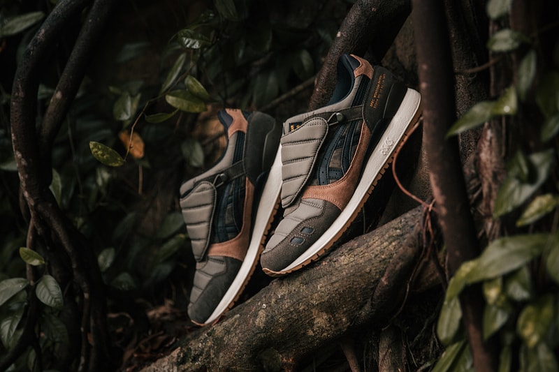 SBTG x Limited Edt x ASICS Gel Lyte III Monsoon Patrol Sneaker Details Shoes Trainers Kicks Sneakers Cop Purchase Buy Available Collab Collaboration