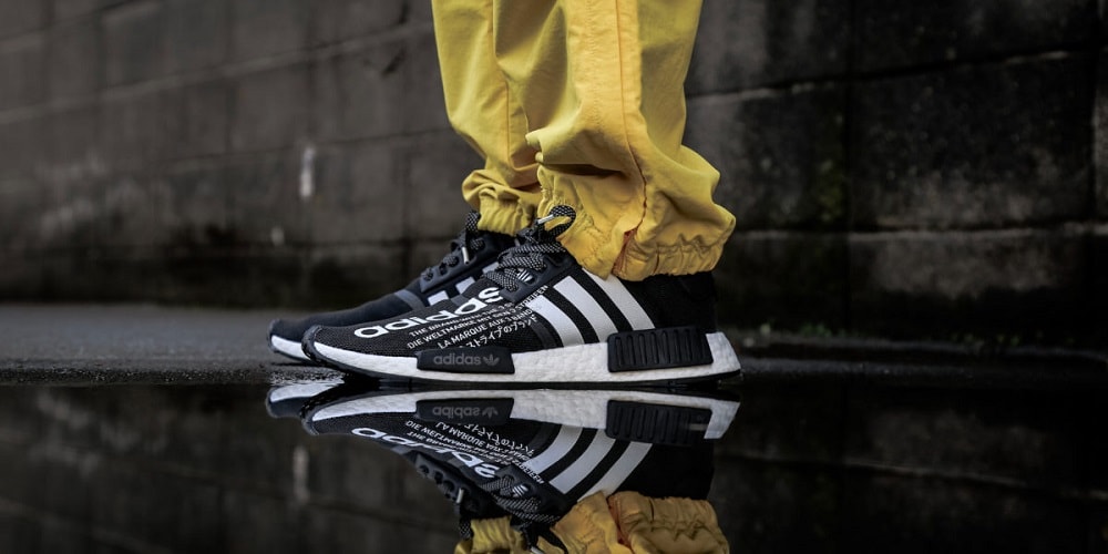Nmd r1 white grey black Clearance