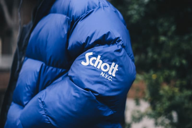 atmos lab schott nyc fall winter 2018 colleciton riders jacket jackets outerwear fleece natural black blue yellow reversible down buy price where