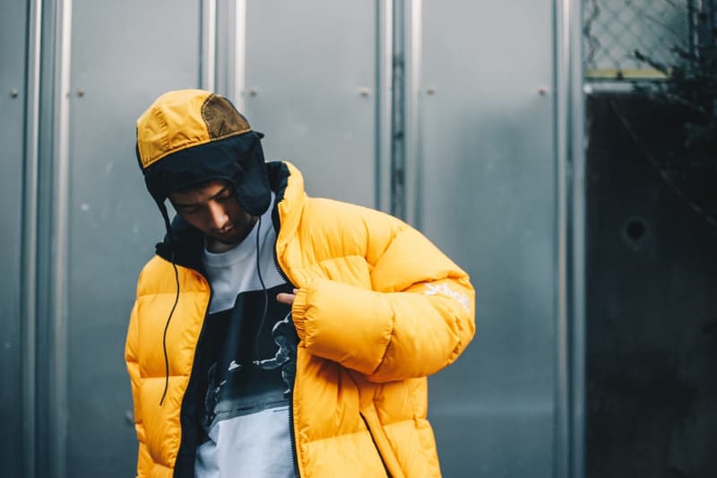 atmos lab schott nyc fall winter 2018 colleciton riders jacket jackets outerwear fleece natural black blue yellow reversible down buy price where