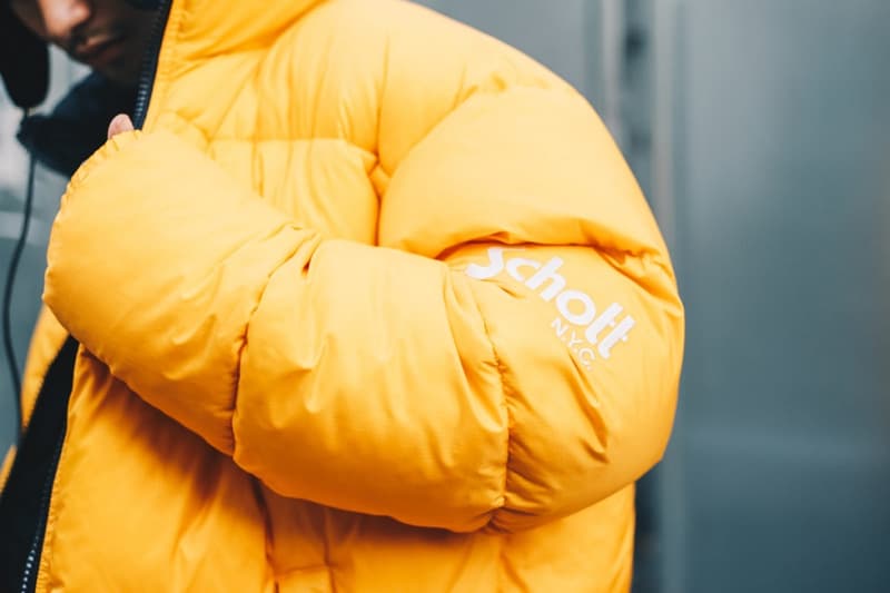 atmos lab schott nyc fall winter 2018 colleciton riders jacket jackets outerwear fleece natural black blue yellow reversible down buy price where