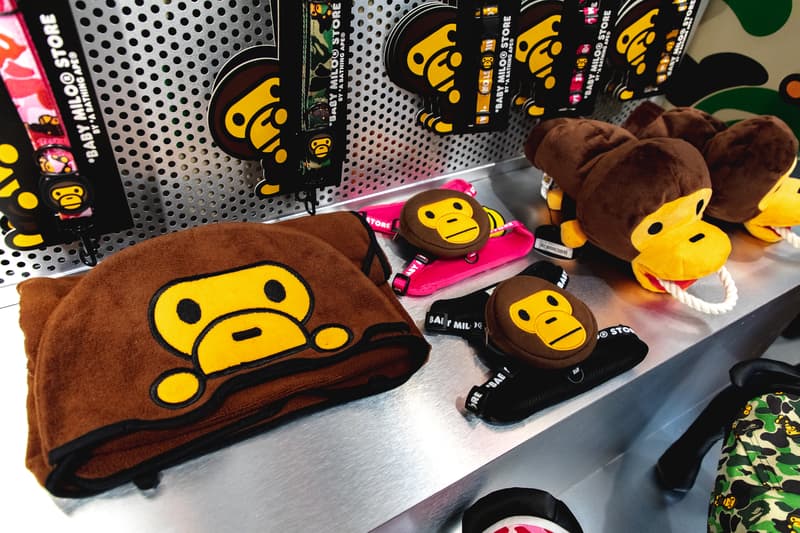 Baby Milo's Pet Collection Pop-Up bape a bathing ape dogs monkeys pet stuff hong kong