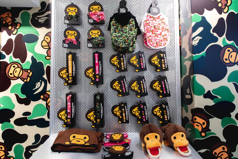 Baby Milo's Pet Collection Pop-Up bape a bathing ape dogs monkeys pet stuff hong kong