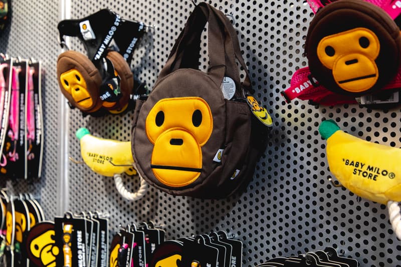 Baby Milo's Pet Collection Pop-Up bape a bathing ape dogs monkeys pet stuff hong kong