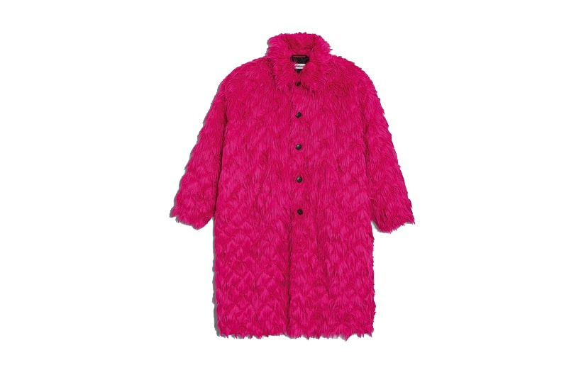 Balenciaga Rose Bubble Gum Coat hot pink jackets fall winter 2018