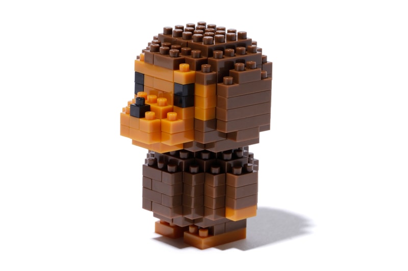 nanoblock x Baby Milo x BAPE Collection apparel t-shirts lego building blocks fall winter 2018 25 anniversary ape head