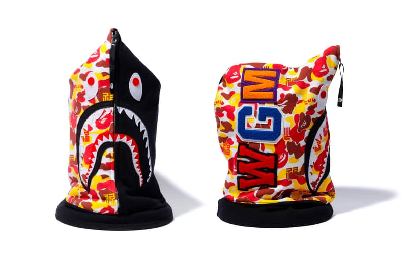 BAPE China 8th Anniversary Capsule a bathing ape crewneck sweaters hoods shark