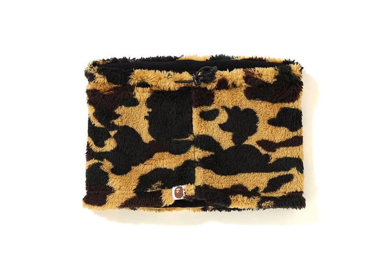 BAPE Extends Its FW18 Accessory Lineup fall winter porter gloves scarfs neck warmers boa hat