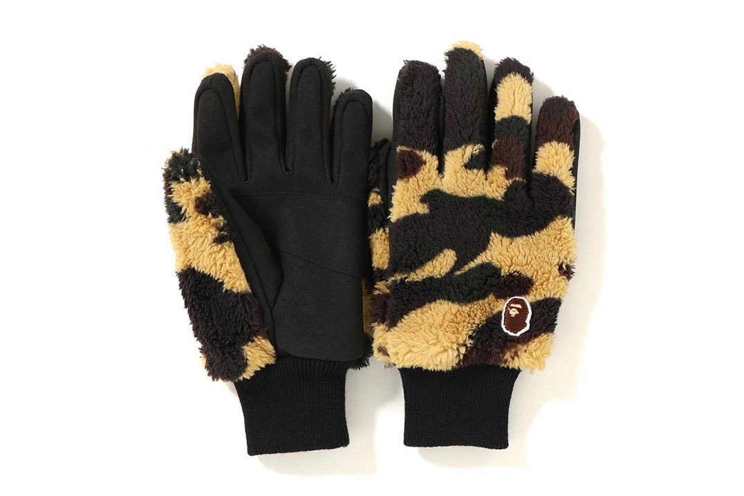 BAPE Extends Its FW18 Accessory Lineup fall winter porter gloves scarfs neck warmers boa hat